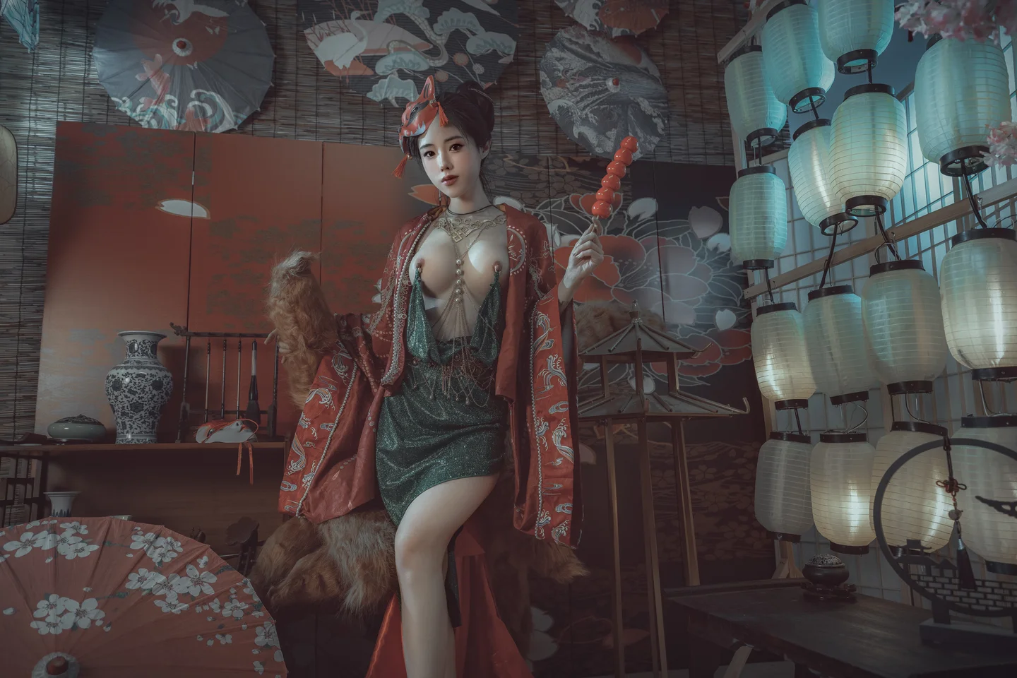 钛合金TiTi - 青丘赤狐 [64P-825MB] tg@simisebaisi 【丝足阁】013.webp